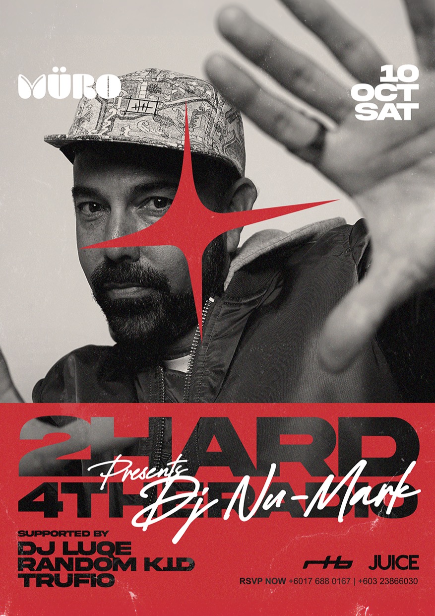 DJ Nu-Mark (Jurassic 5) - 2HARD4THERADIO Presents DJ Nu-Mark concert poster