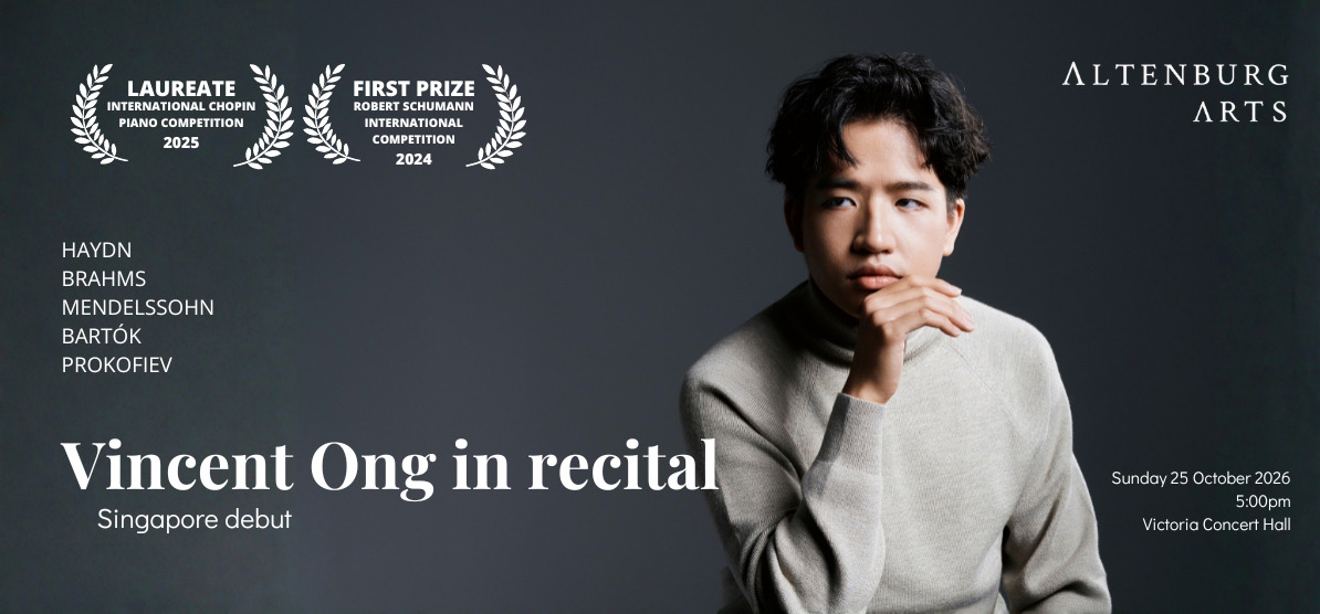 Vincent Ong concert poster