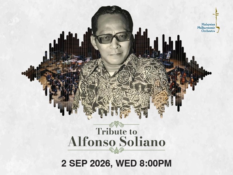 Malaysian Philharmonic Orchestra - A Tribute to Alfonso Soliano concert poster
