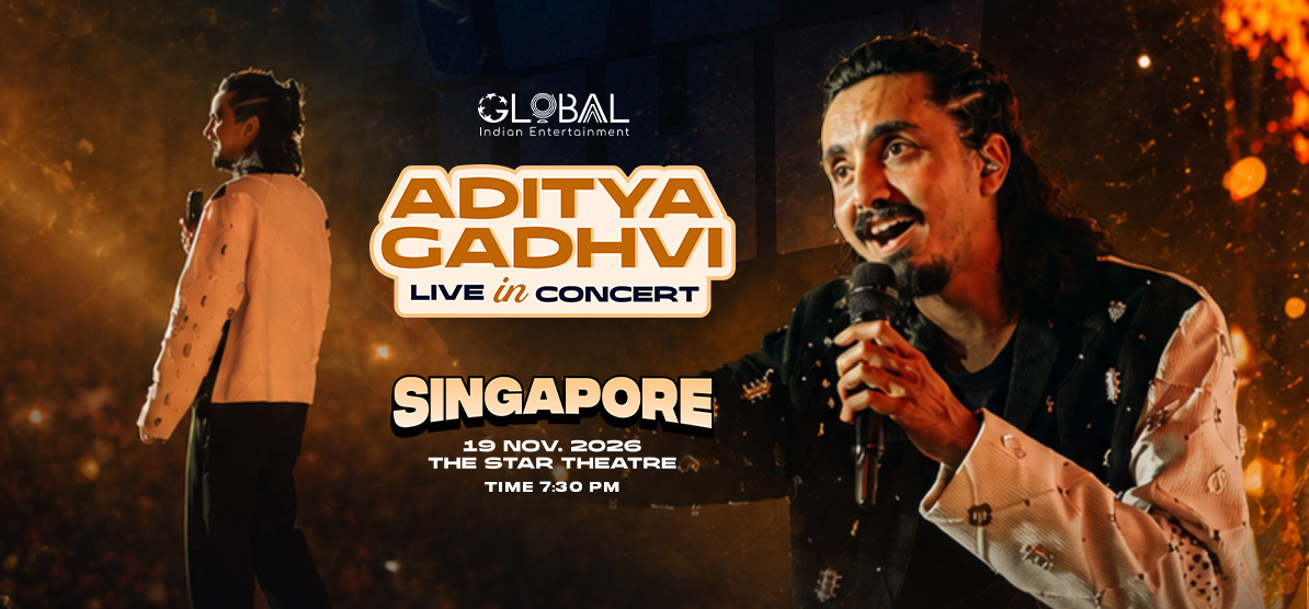 Aditya Gadhvi concert poster