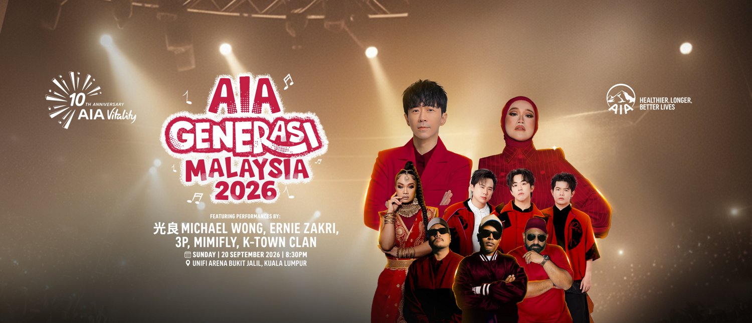 AIA Generasi Malaysia 2026 poster