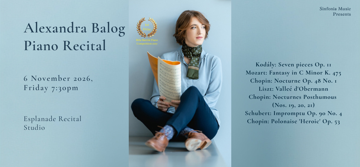 Alexandra Balog concert poster