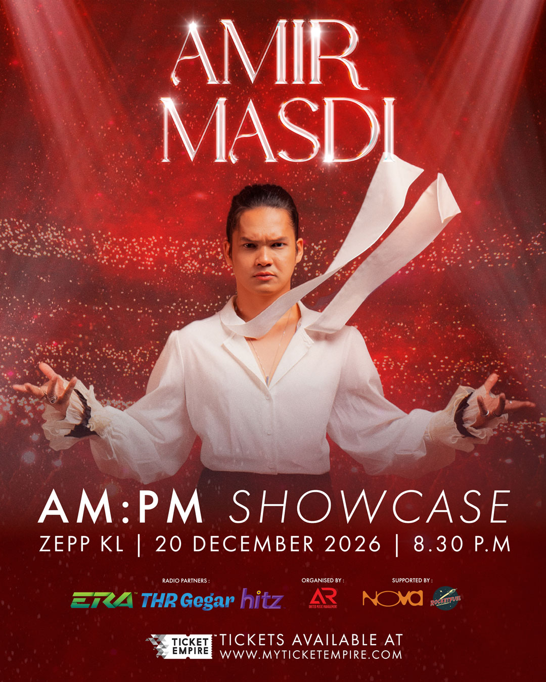 Amir Masdi - AM:PM Showcase concert poster
