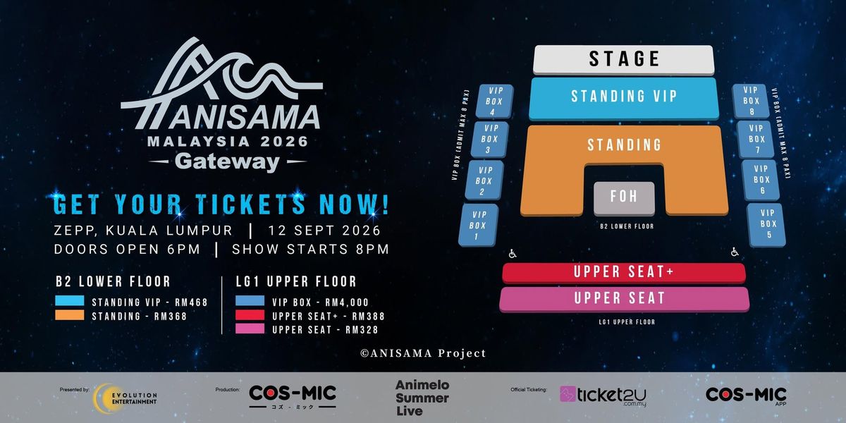 ANISAMA MALAYSIA 2026 - ANISAMA MALAYSIA 2026 concert poster
