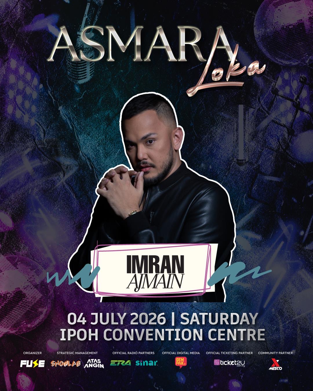 ASMARALOKA - ASMARALOKA 2026 concert poster
