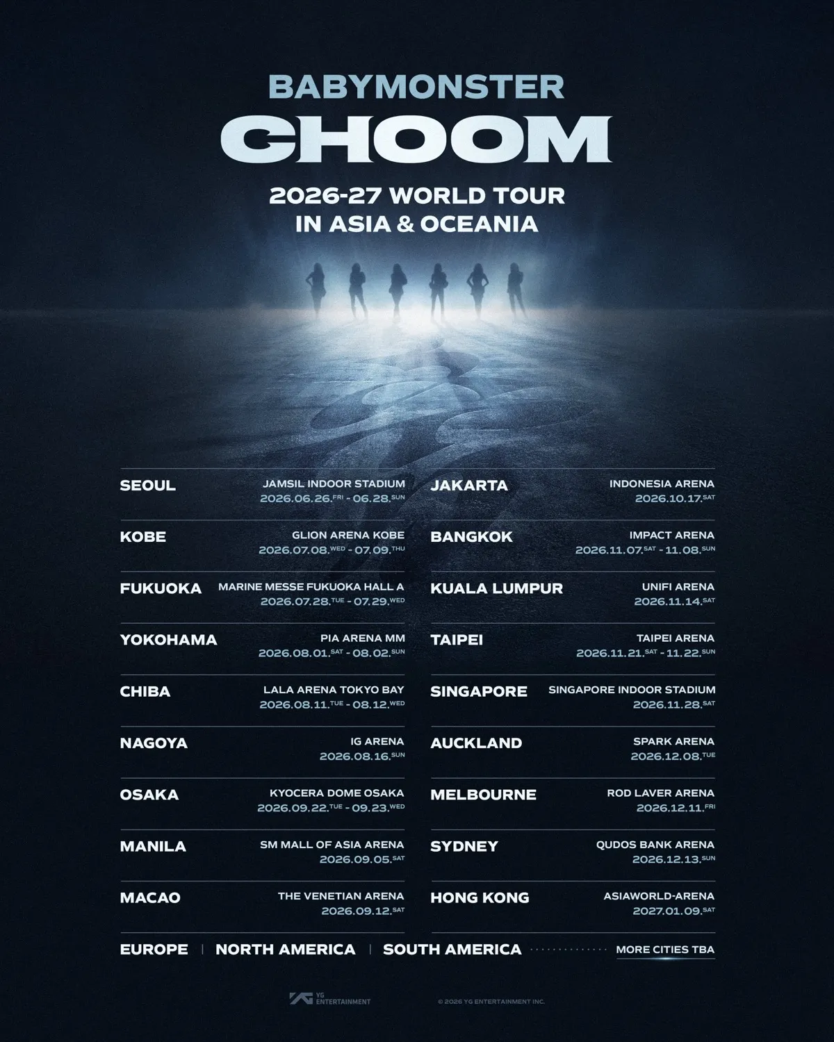 BABYMONSTER concert poster