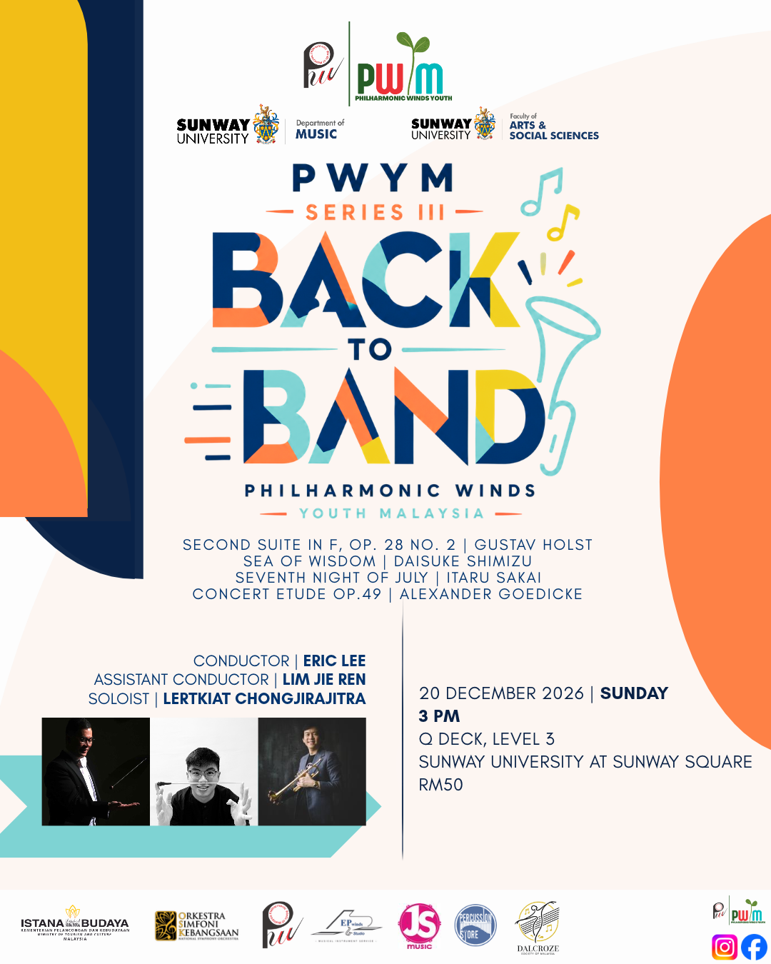Philharmonic Winds Youth Malaysia (PWYM) poster
