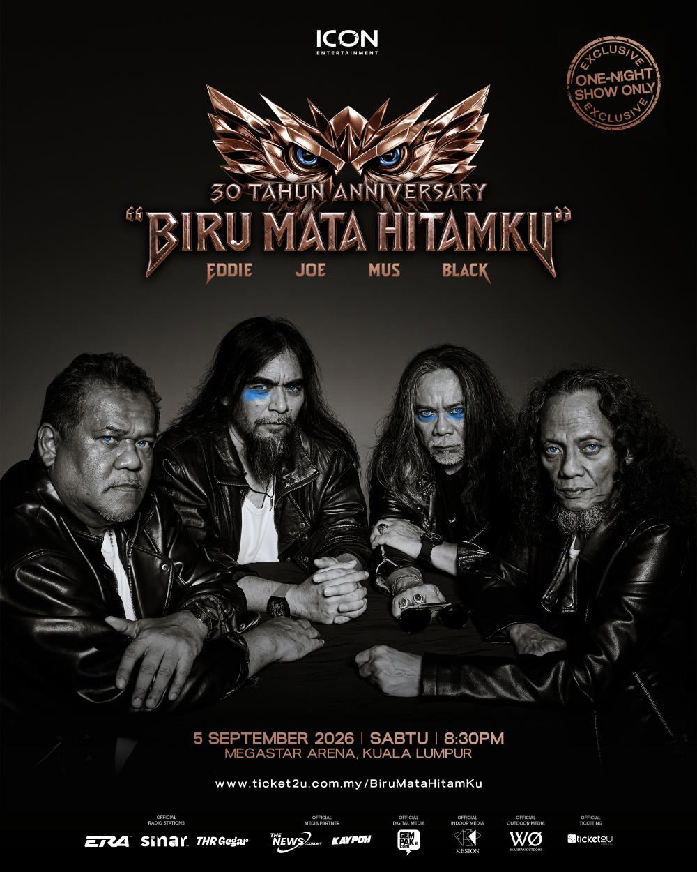 Wings (Mus, JoBranko, Eddie & Black) - Biru Mata Hitamku - 30 Tahun Anniversary