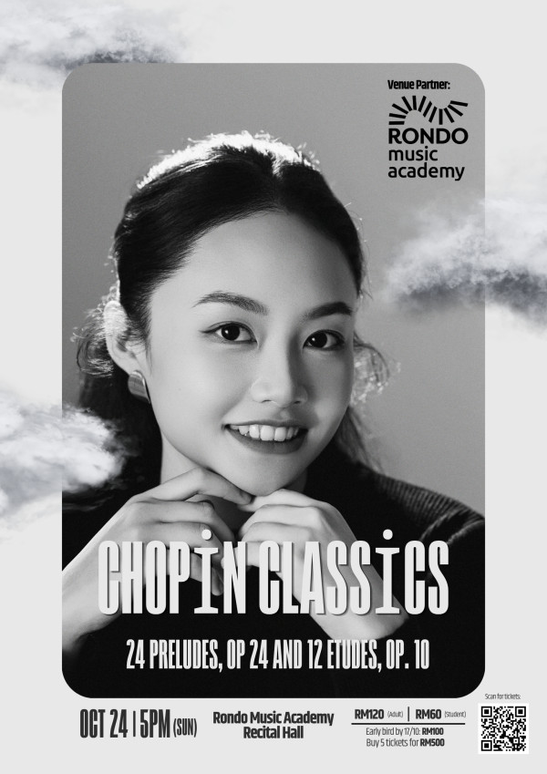Rondo Production - Chopin Classics concert poster
