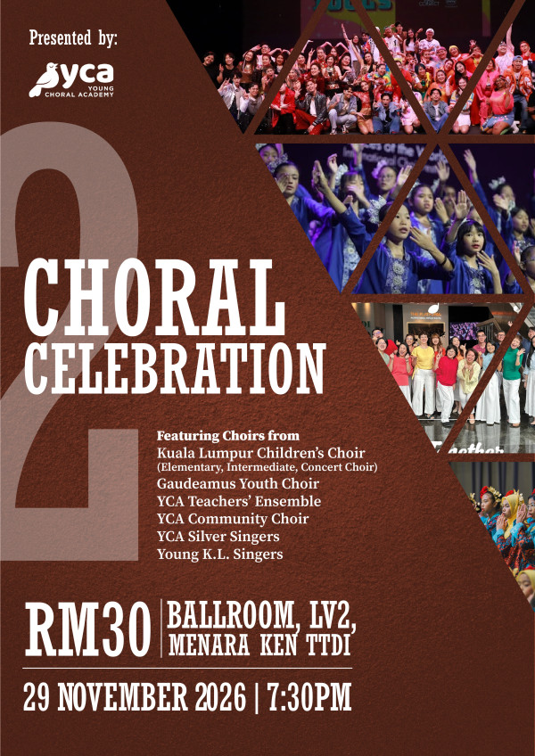 Young Choral Academy - Choral Celebration 2 concert poster