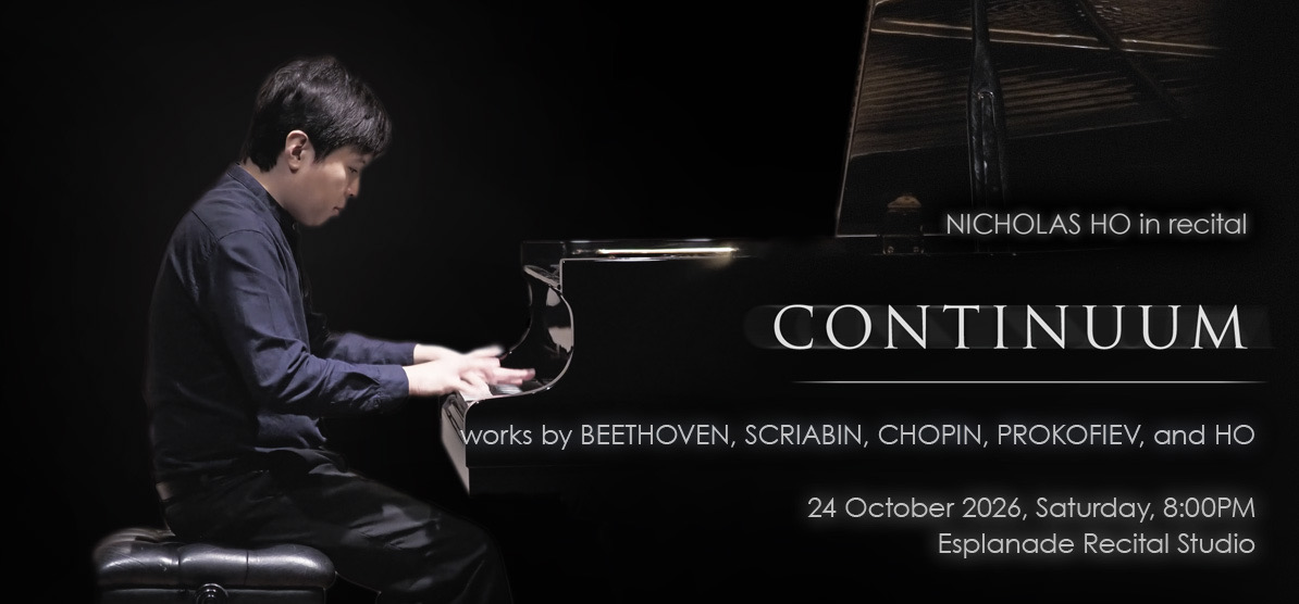 Nicholas Ho concert poster