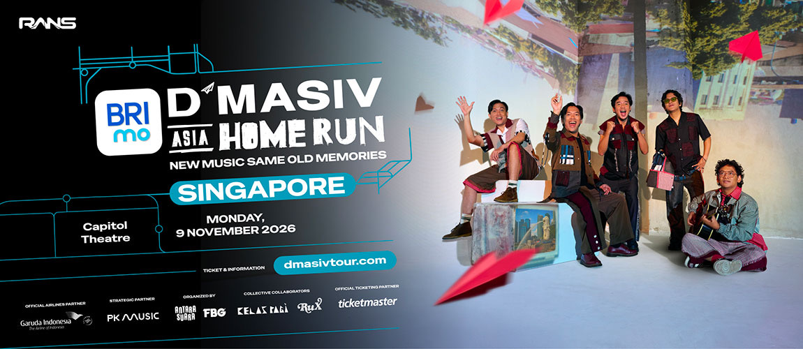 D'MASIV ASIA HOME RUN IN SINGAPORE concert poster
