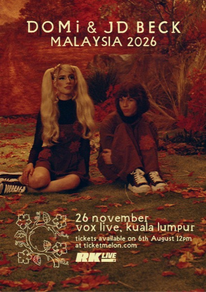 DOMi & JD BECK - DOMi & JD BECK — "WHO ASKED?" Tour concert poster