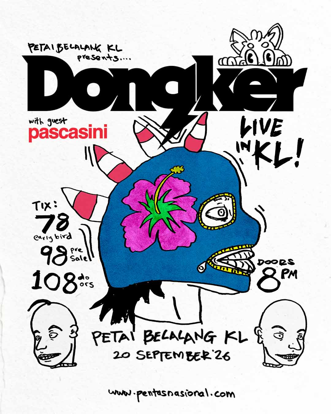 Dongker (with guest Pascasini) - Dongker Live In KL concert poster