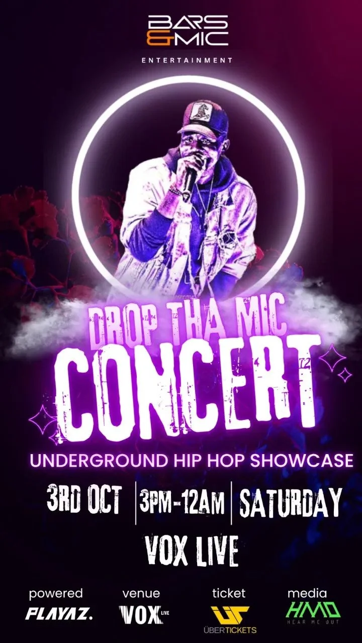 Bars & Mic - Drop Tha Mic Concert concert poster