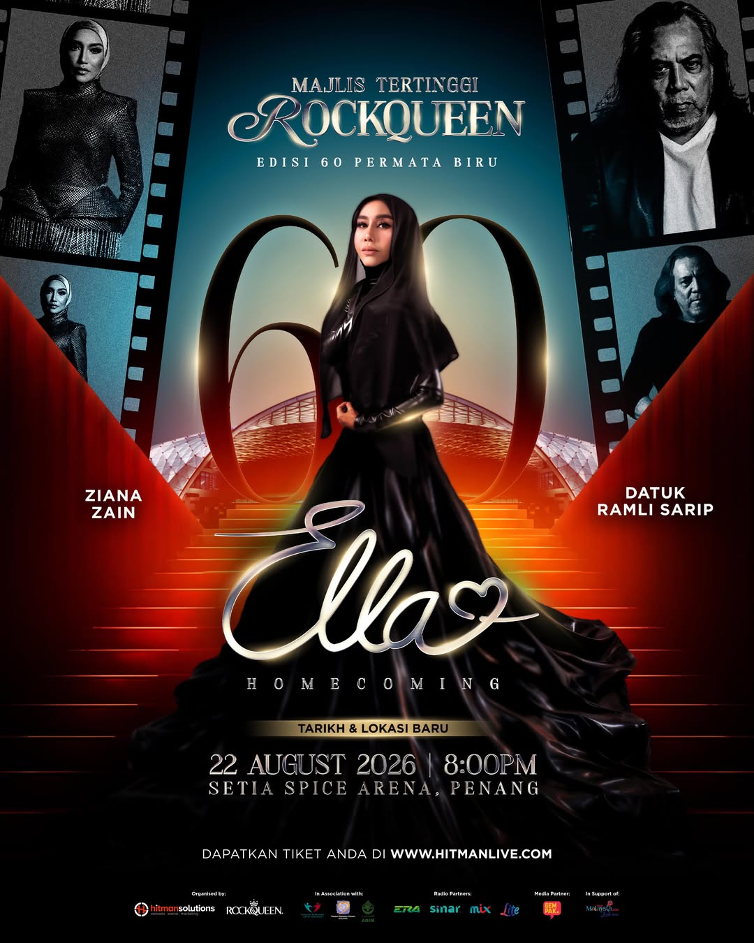 Ella - Majlis Tertinggi Rockqueen Ella: Homecoming Edisi 60 Permata Biru