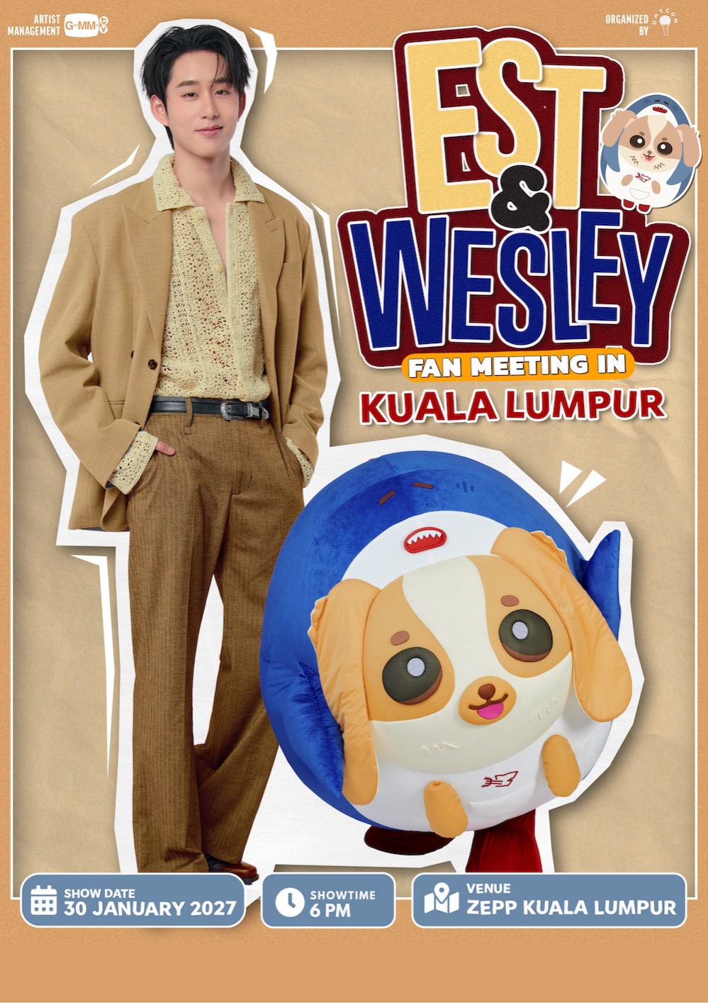 Est & Wesley - Fan Meeting in Kuala Lumpur concert poster
