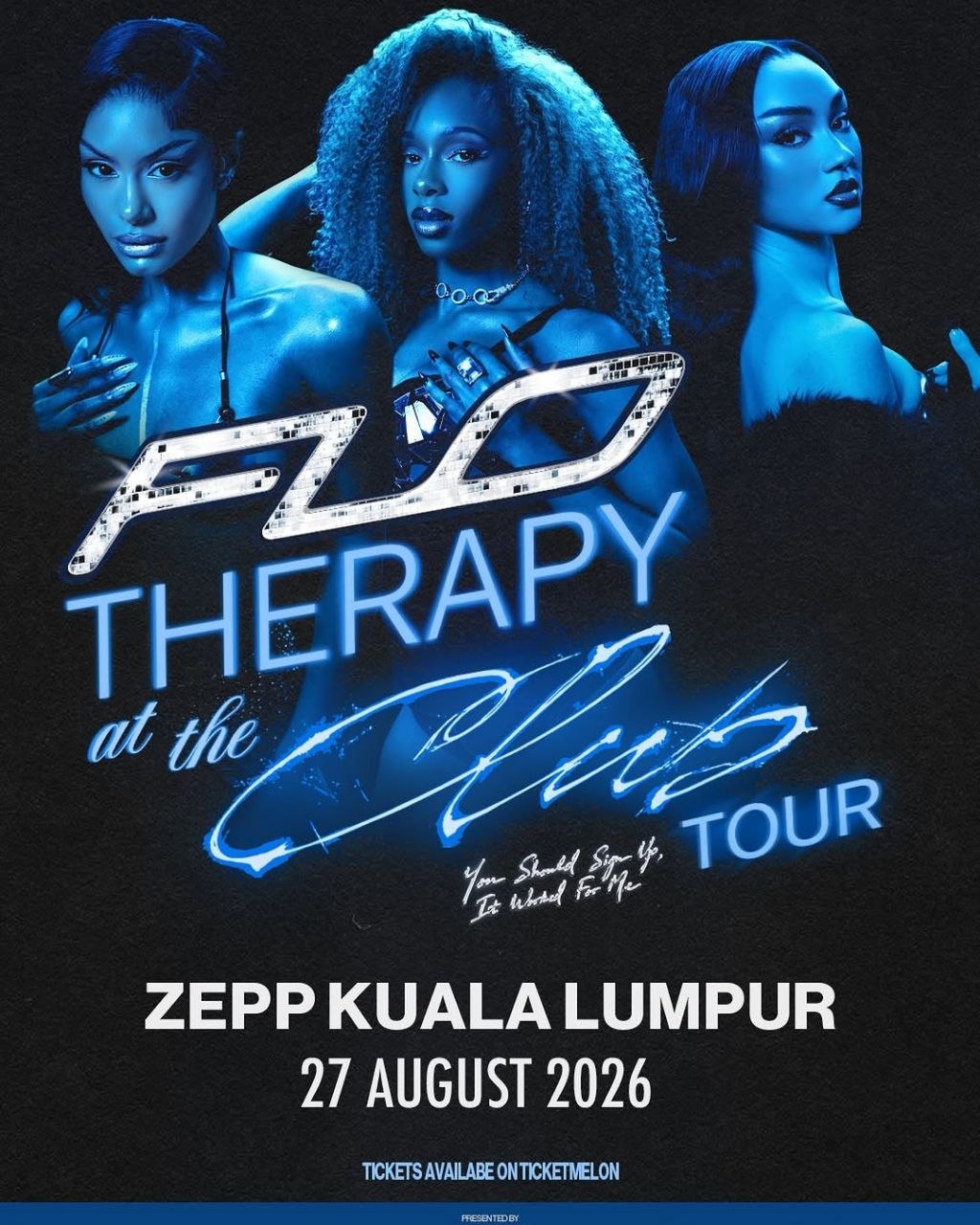 FLO concert poster