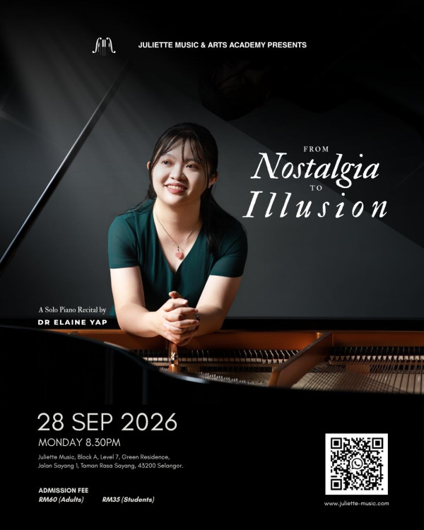 Dr Elaine Yap - From Nostalgia to Illusion - Solo Piano Recital by Dr Elaine Yap