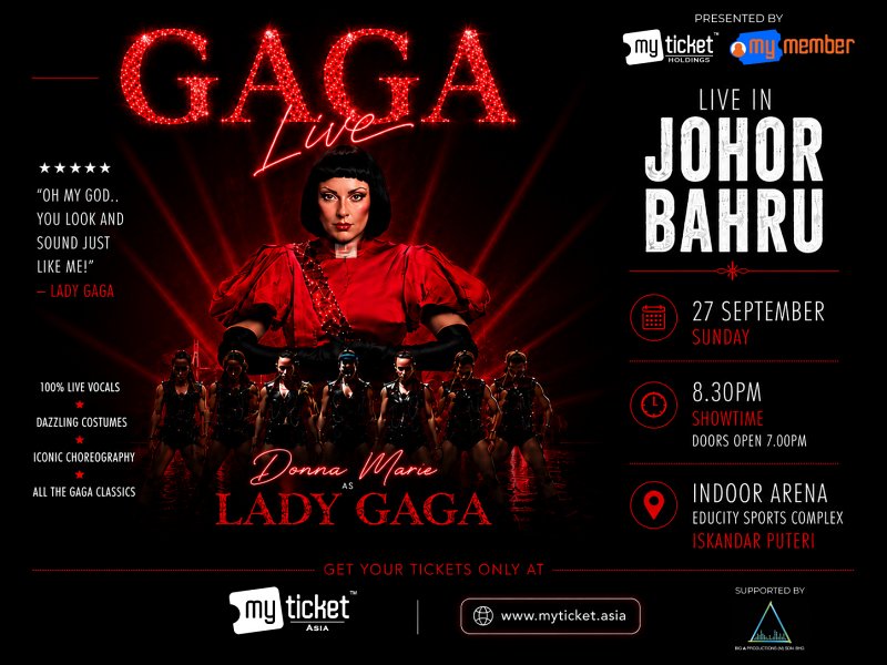 Donna Marie - GAGA Live in JB concert poster