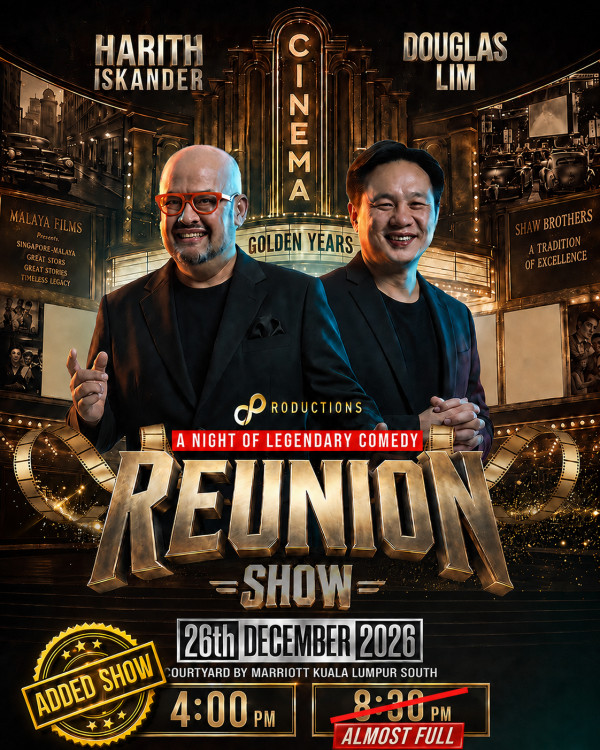H&D (Harith Iskander & Douglas Lim) - H&D : The Reunion concert poster