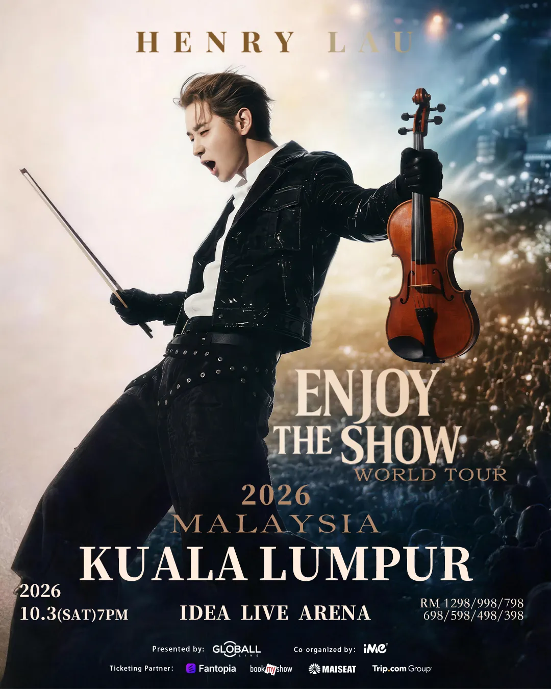 Henry Lau concert poster