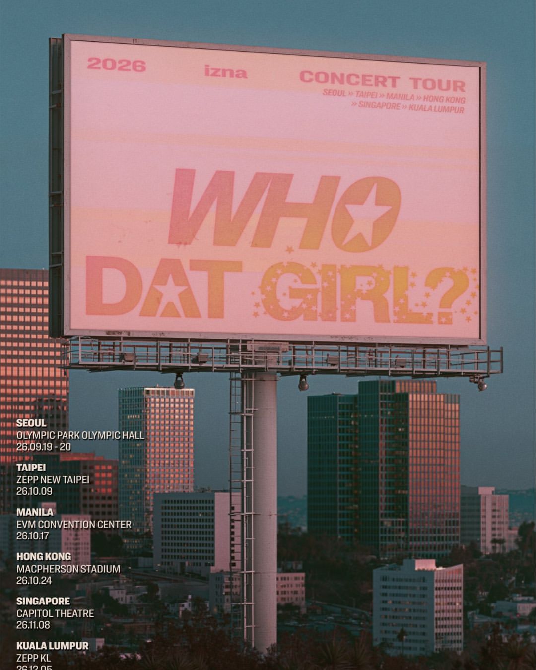 izna concert poster