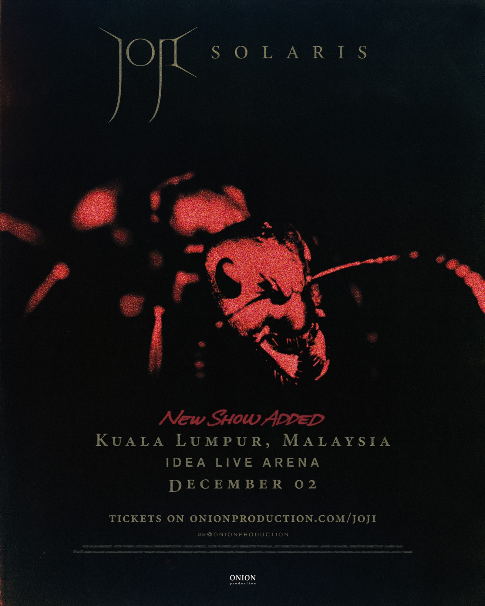 Joji - SOLARIS Tour 2026 — Kuala Lumpur concert poster