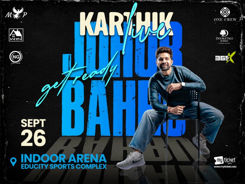 Karthik - Live in JB concert poster