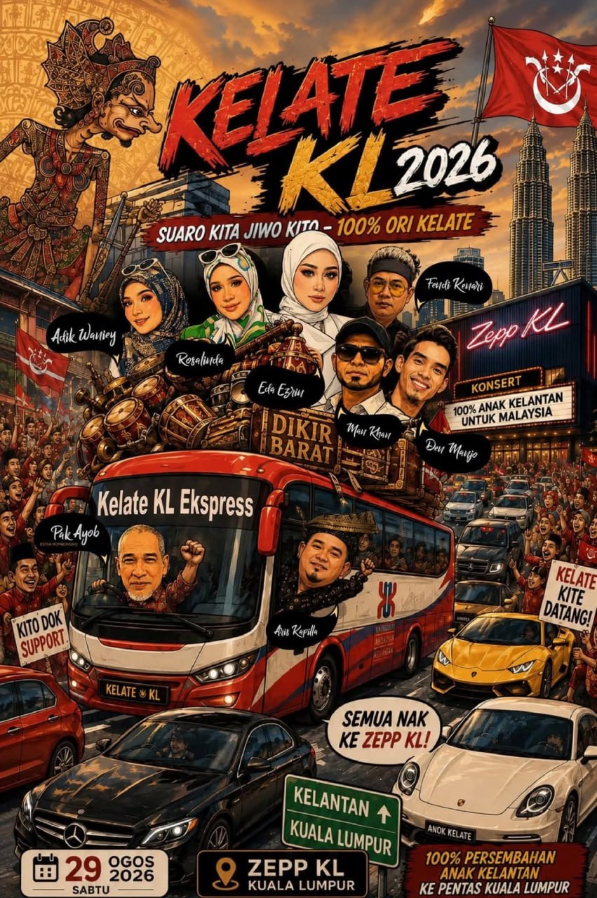 Kelate Ke KL - Kelate Ke KL 2026 concert poster