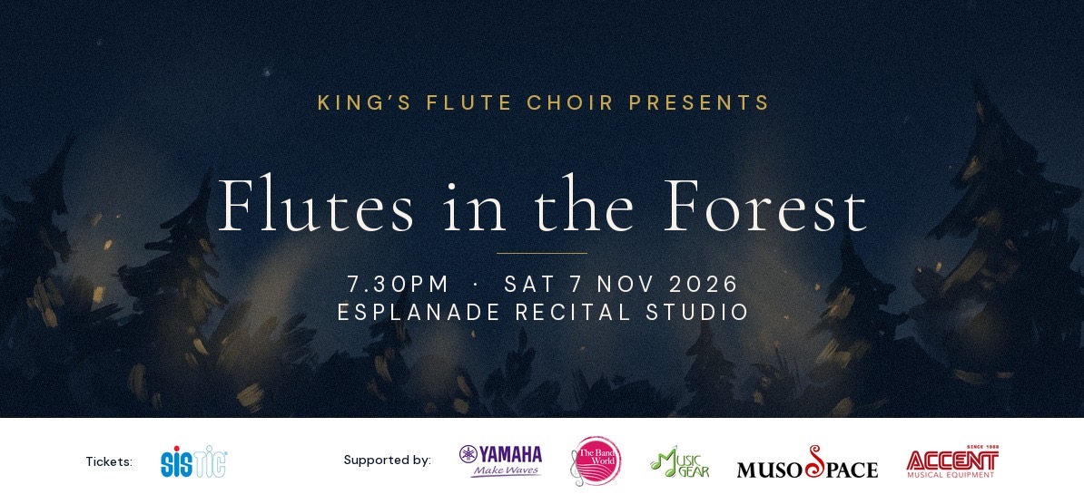 King's Flute Choir concert poster