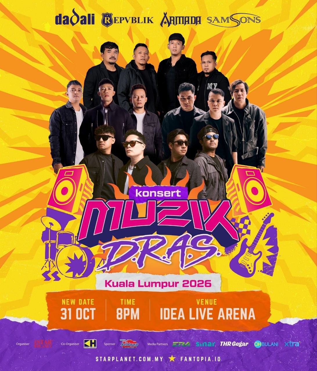 Dadali, Repvblik, Armada & Samsons concert poster
