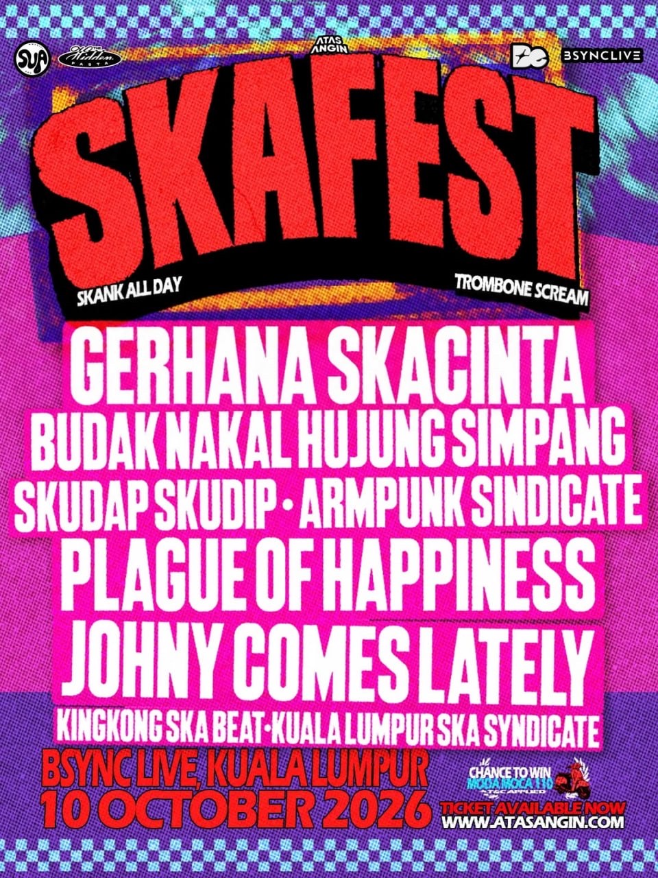 Kuala Lumpur Ska Syndicate concert poster