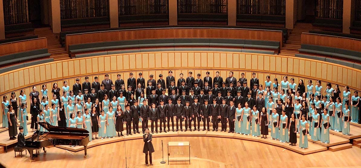 River Valley High School Choir concert poster