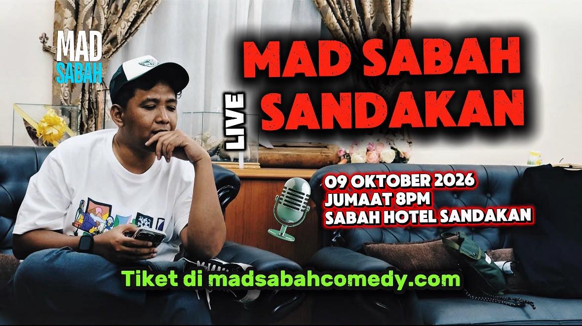 Mad Sabah - Mad Sabah Live in Sandakan concert poster