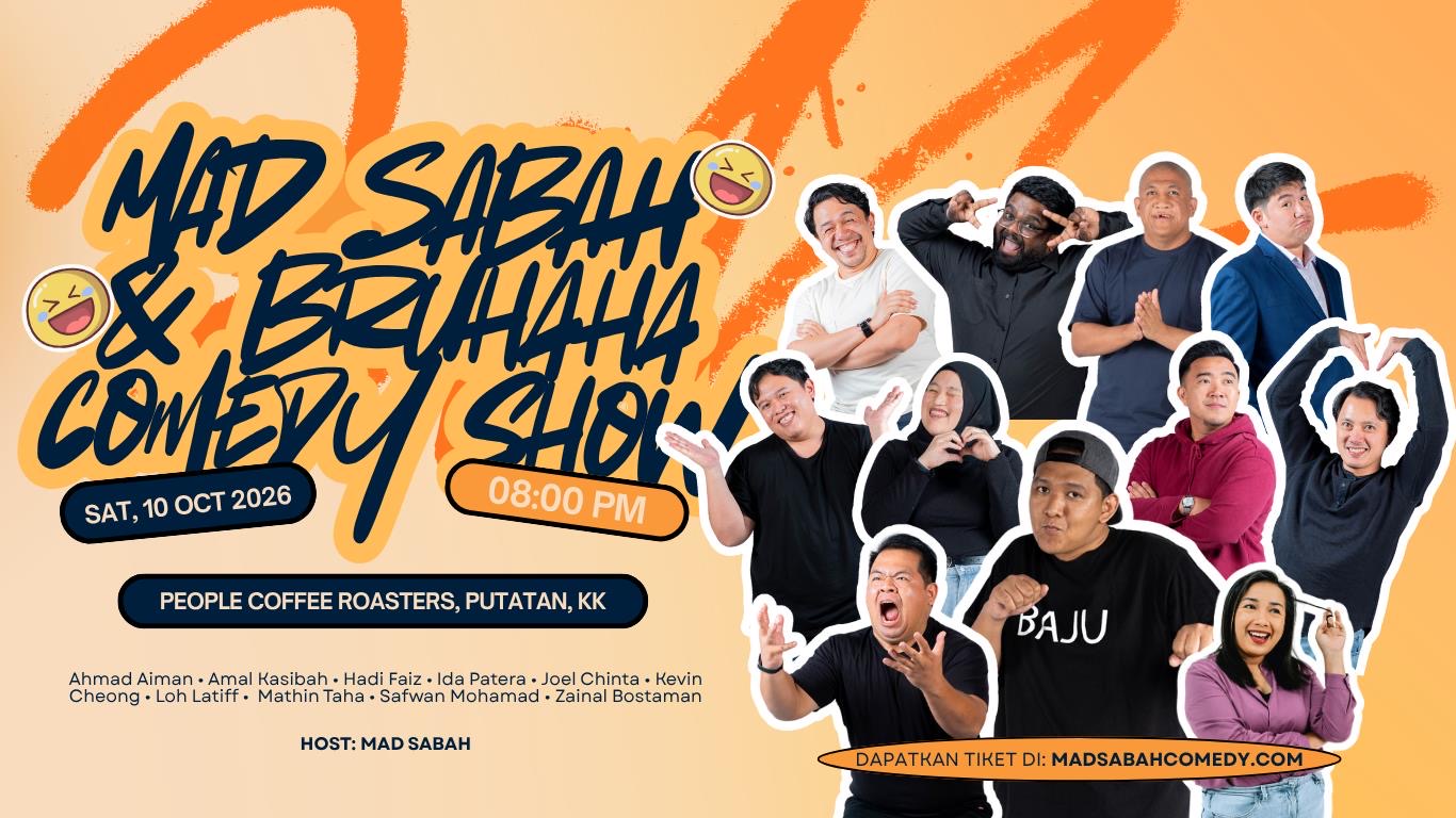 Mad Sabah - Mad Sabah X Bruhaha concert poster