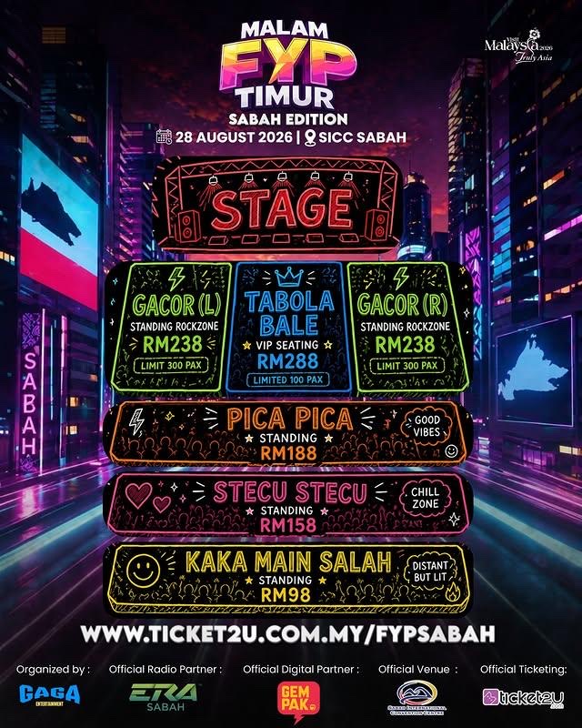 Nasya Abbas - Malam FYP Timur: Sabah Edition concert poster