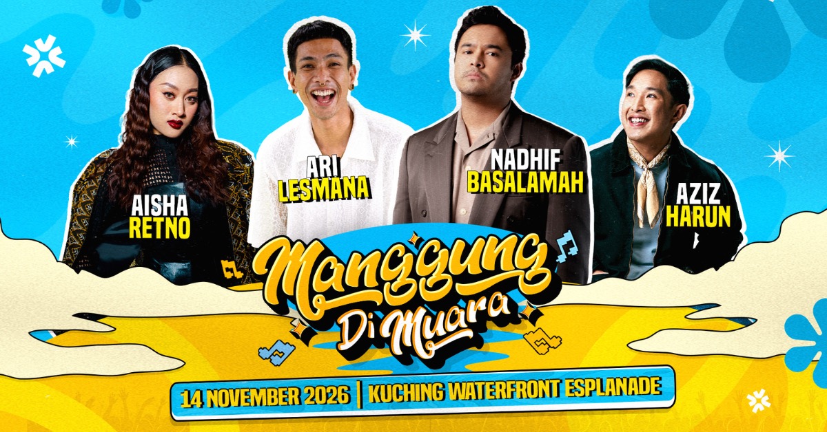 Nadhif Basalamah, Ari Lesmana, Aisha Retno & Aziz Harun - Manggung Di Muara concert poster