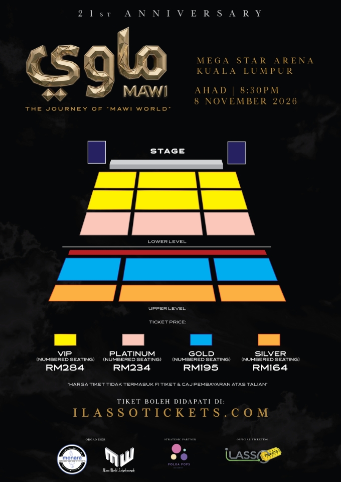 Mawi - THE JOURNEY OF "MAWI WORLD" concert poster
