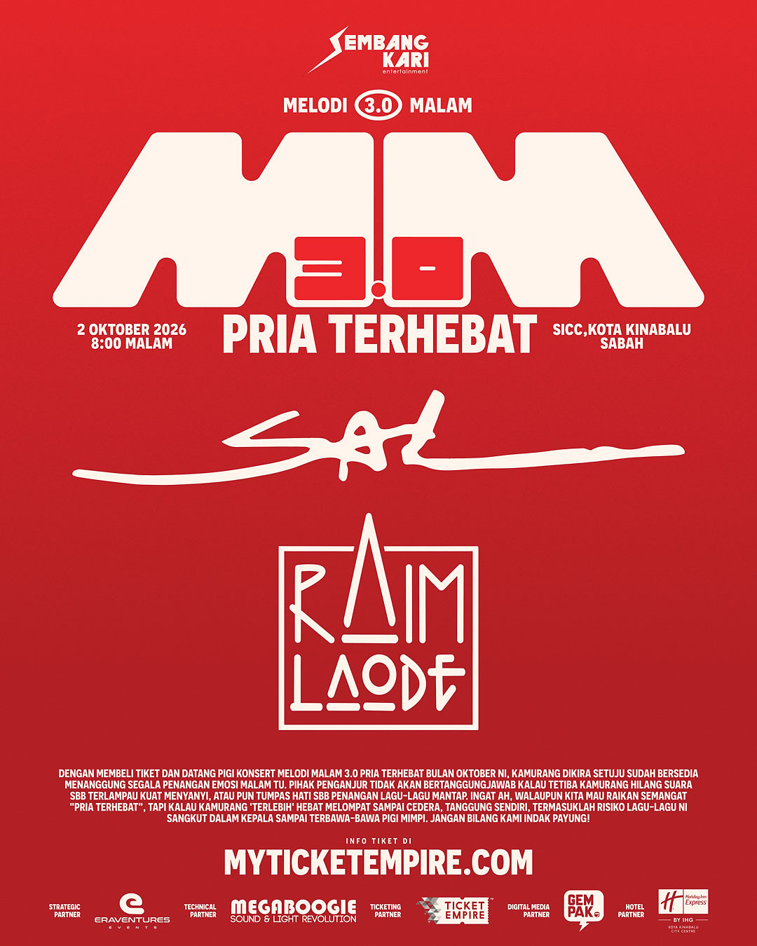 Sal Priadi & Raim Laode poster