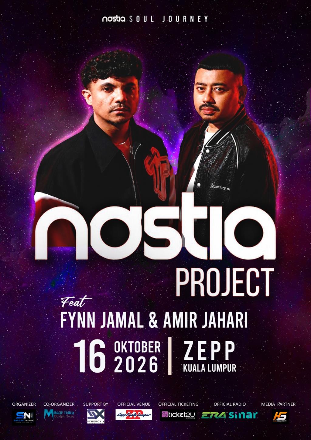 Nastia Project - CONCERT Feat Fynn Jamal & Amir Jahari concert poster