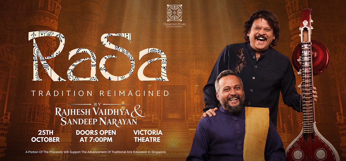Rajhesh Vaidhya & Sandeep Narayan concert poster