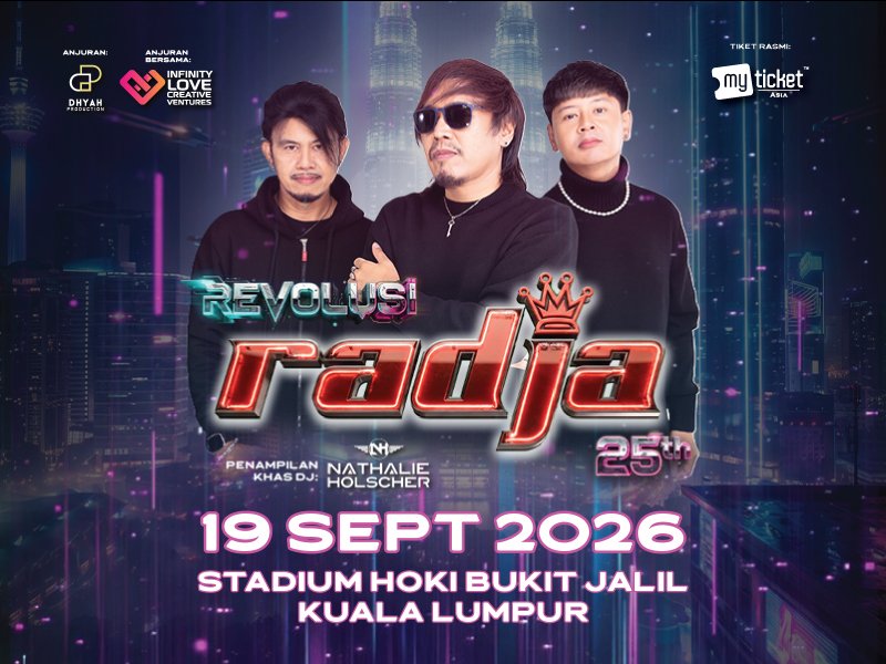 Radja - REVOLUSI RADJA 25th concert poster