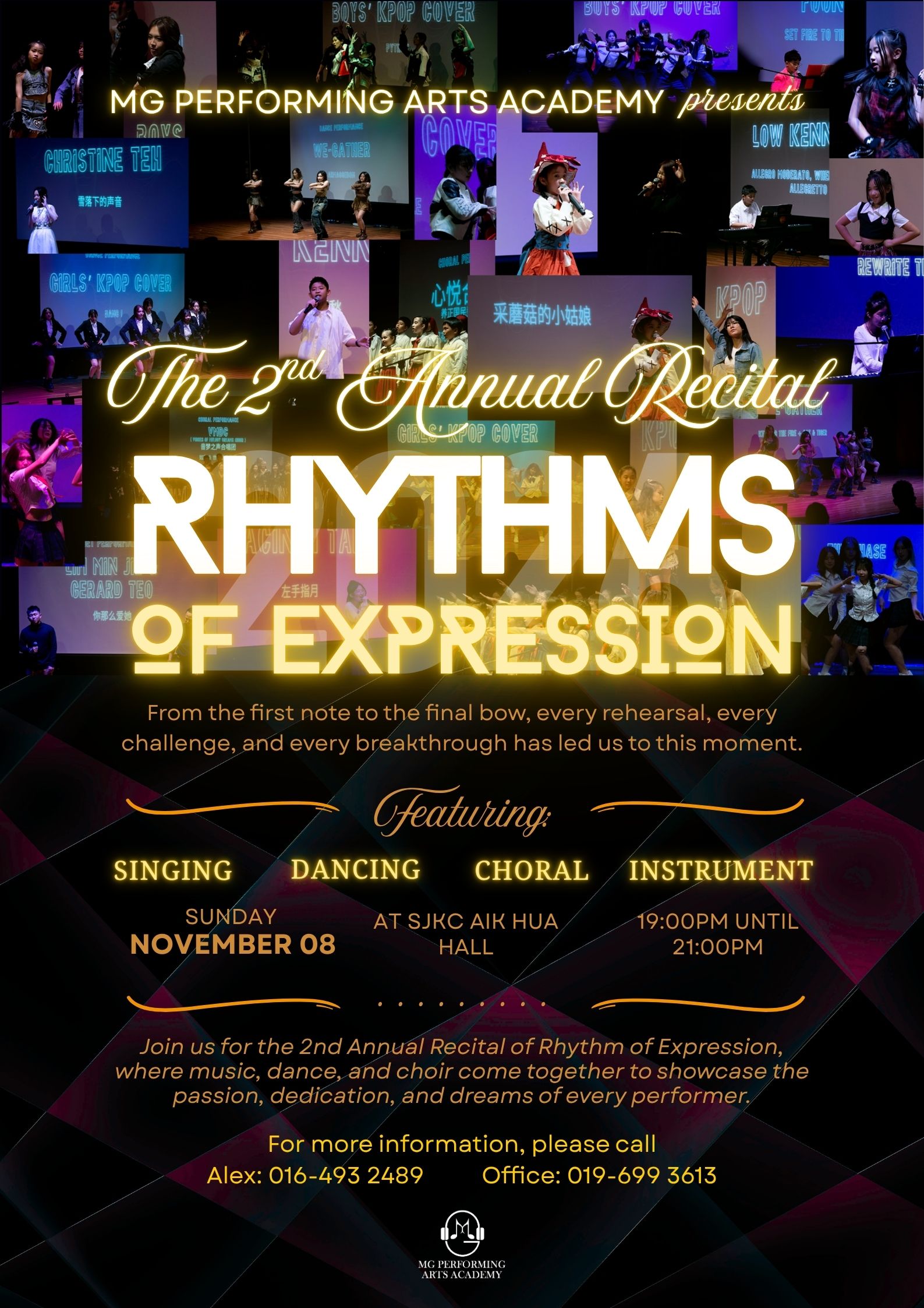 MG Performing Arts Academy poster