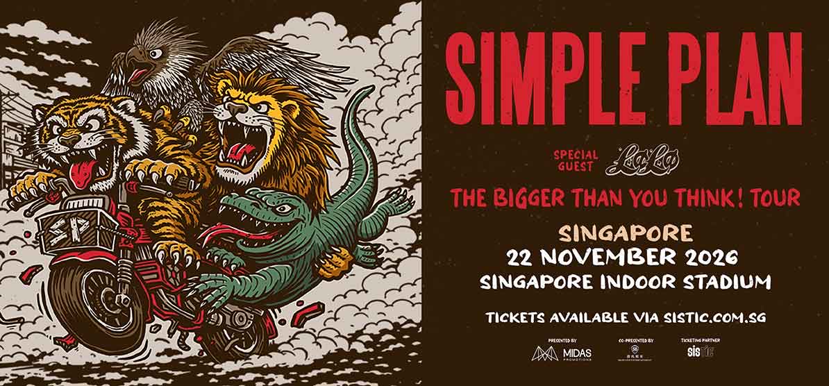 Simple Plan concert poster