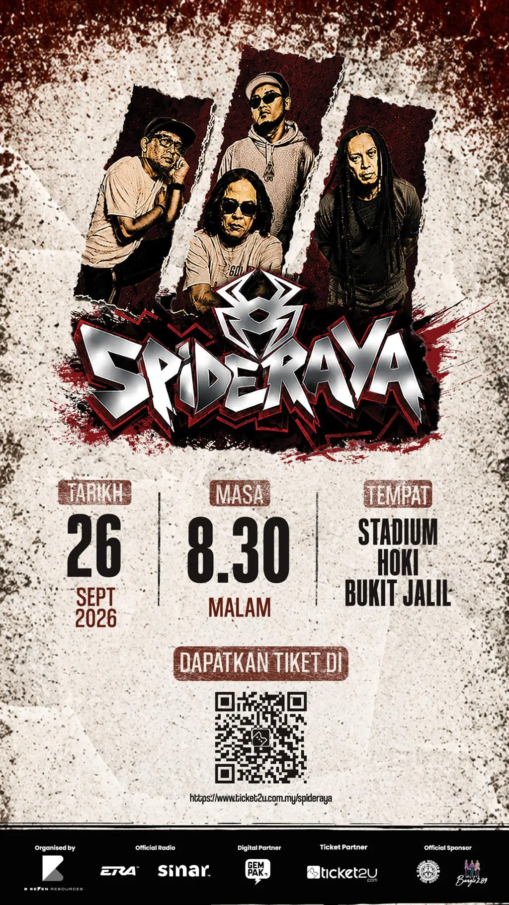 SPIDER concert poster