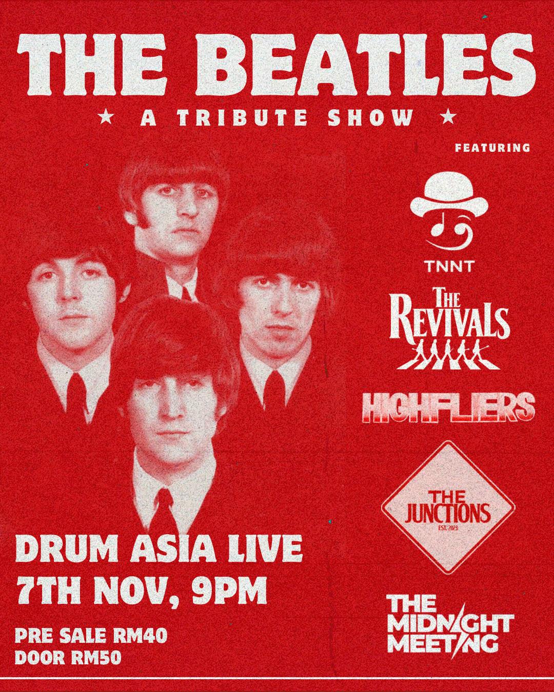 THE BEATLES — A Tribute Show poster