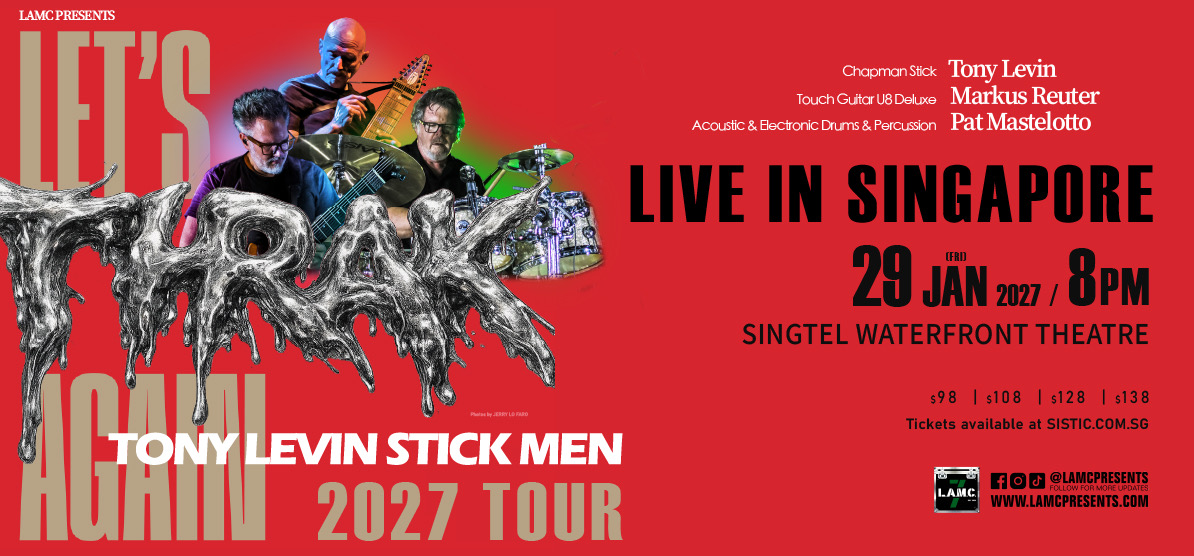 Tony Levin - Stick Men concert poster