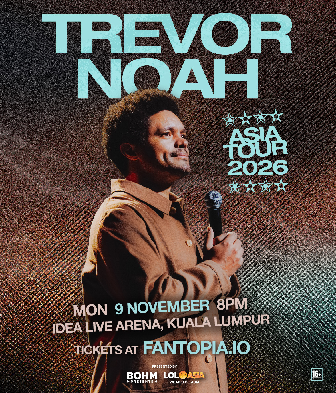 Trevor Noah - Asia Tour 2026 (Day 2) concert poster