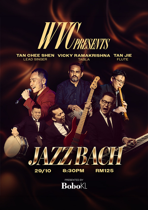 WVC Malaysian Jazz Ensemble - WVC Presents : Jazz Bach concert poster